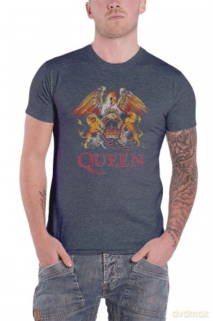 Queen: Men's Tee: Classic Crest (Large)