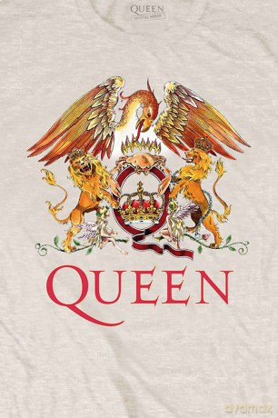 Queen: Men's Tee: Classic Crest (Large)