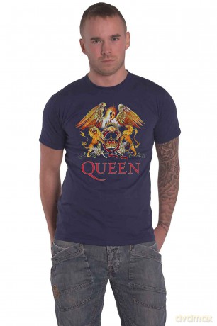 Queen: Men's Tee: Classic Crest (Large)