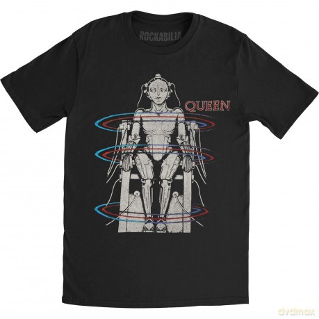 Queen: Men's Tee: European Tour 1984 with Back Printing (XX-Large)