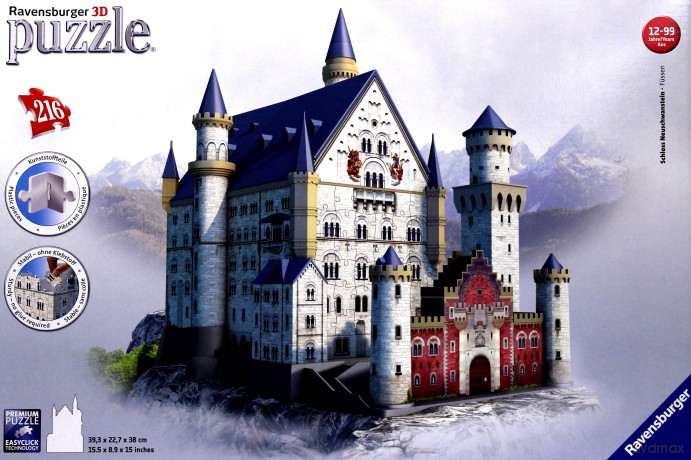 RAVENSBURGER 216 el. Zamek Neuschwanstein [PUZZLE]