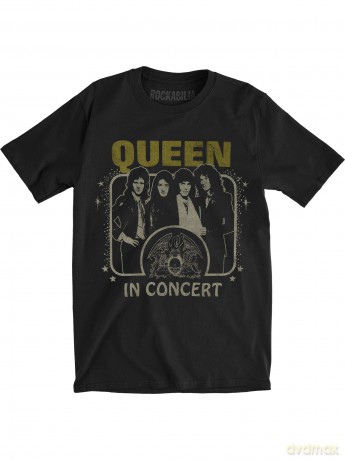 Queen: Men's Tee: In Concert (Large)