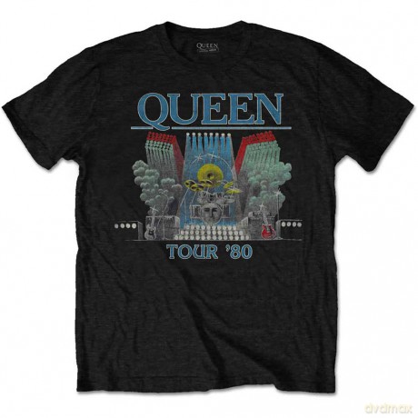 Queen: Men's Tee: Tour '80 (Medium)