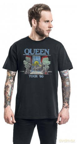 Queen: Men's Tee: Tour '80 (X-Large)