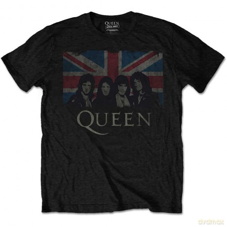 Queen: Men's Tee: Union Jack (Retail Pack) (Small)