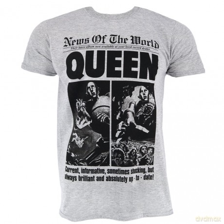 Queen: Mens Tee: News of the World 40th Front Page (XX-Large)