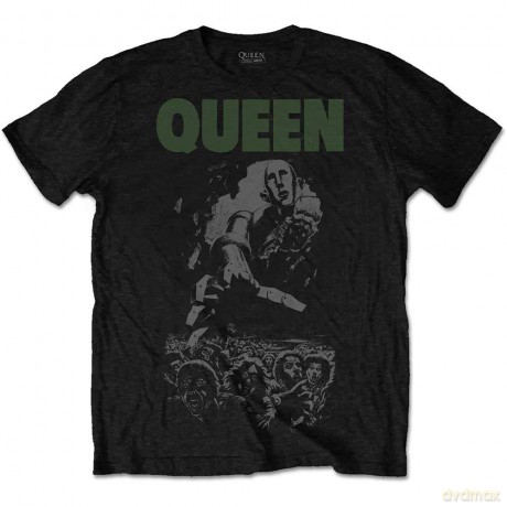 Queen: Mens Tee: News of the World 40th Full Cover (Small)