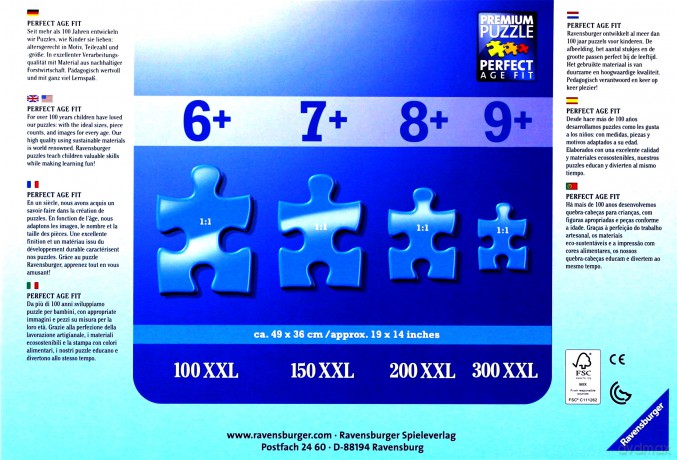 RAVENSBURGER 300 el. Afrykańscy Przyjaciele [PUZZLE]