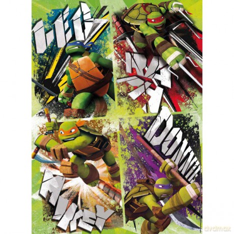 Ravensburger 300 EL. Żółwie Ninja [PUZZLE]