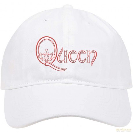 Queen: Unisex Baseball Cap: Crown In Q Logo (White)