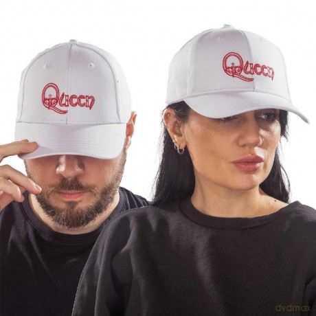 Queen: Unisex Baseball Cap: Crown In Q Logo (White)