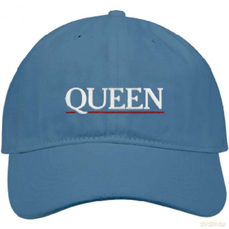 Queen: Unisex Baseball Cap: Underline Logo (Denim Blue)