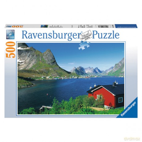 RAVEN 500 EL. Norweska Wioska Rybacka [PUZZLE]