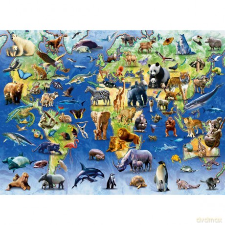 RAVEN 500 EL. Zagrożone Zwierzęta [PUZZLE]