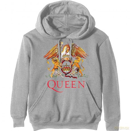 Queen: Unisex Pullover Hoodie: Classic Crest (XX-Large)