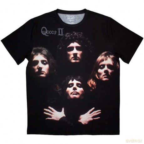 Queen: Unisex Sublimation T-Shirt: Bo Rhap Classic (Black) (X-Large)