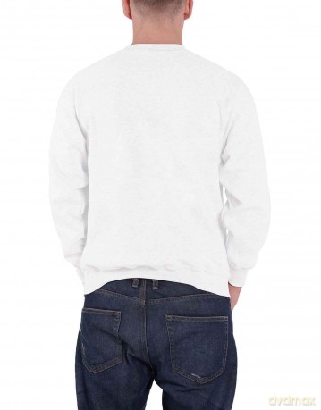 Queen: Unisex Sweatshirt: Classic Crest (White) (Small)