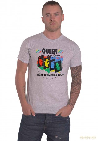 Queen: Unisex T-Shirt: Back Chat (Grey) (Small)