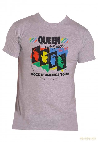 Queen: Unisex T-Shirt: Back Chat (Grey) (Small)