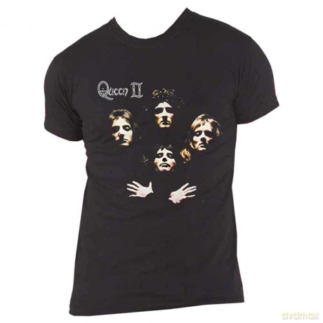 Queen: Unisex T-Shirt: Bo Rhap Classic (Black) (Large)