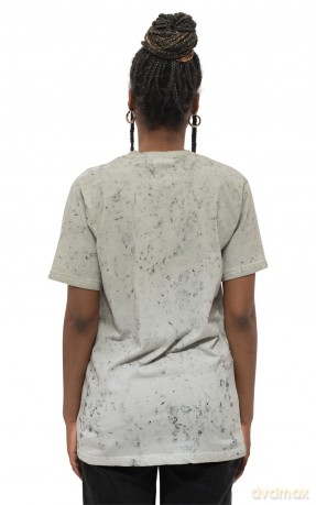 Queen: Unisex T-Shirt: Crest (Dip-Dye On White) (Wash Collection) (Small)
