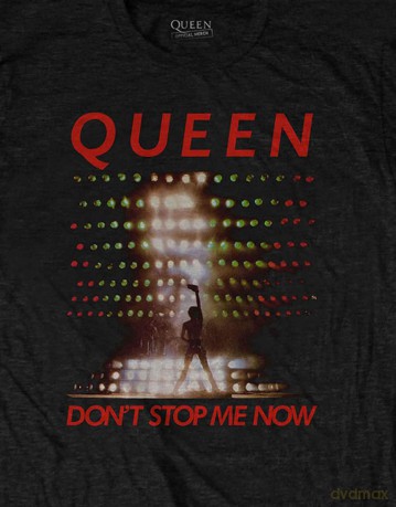Queen: Unisex T-Shirt: Don't Stop Me Now (Black) (Large)