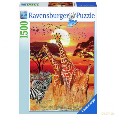 RAVEN 1500 EL. Afrykański Zachód Słońca [PUZZLE]