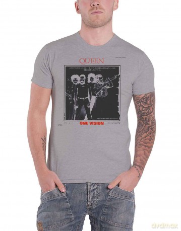 Queen: Unisex T-Shirt: Japan Tour '85 (Grey) (X-Large)