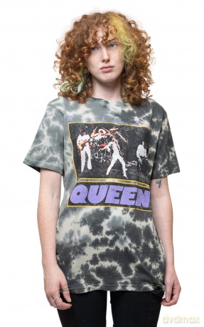 Queen: Unisex T-Shirt: Killer (Grey) (Wash Collection) (Medium)