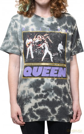 Queen: Unisex T-Shirt: Killer (Grey) (Wash Collection) (Medium)