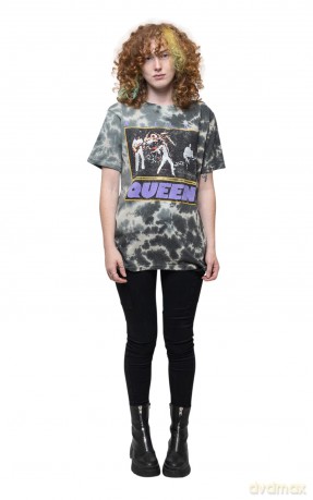 Queen: Unisex T-Shirt: Killer (Grey) (Wash Collection) (Medium)
