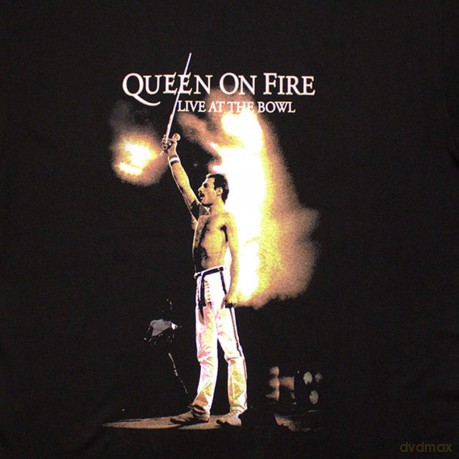Queen: Unisex T-Shirt: Live At The Bowl (Black) (Large)