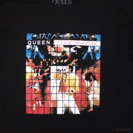 Queen: Unisex T-Shirt: Live Magic (Black) (Small)