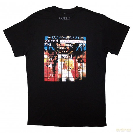 Queen: Unisex T-Shirt: Live Magic (Black) (X-Large)
