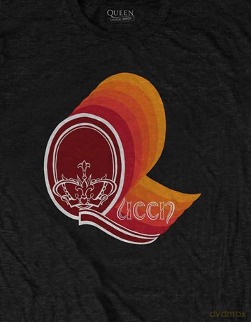 Queen: Unisex T-Shirt: Retro Logo (Black) (Medium)