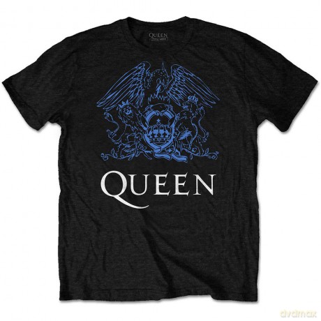Queen: Unisex Tee: Blue Crest (XX-Large)