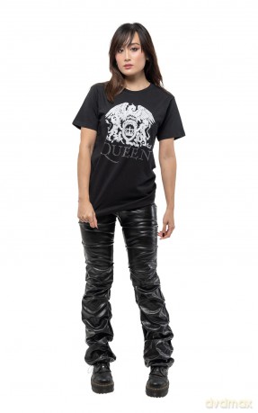 Queen: Unisex Tee: Crest Logo (Diamante) (XX-Large)
