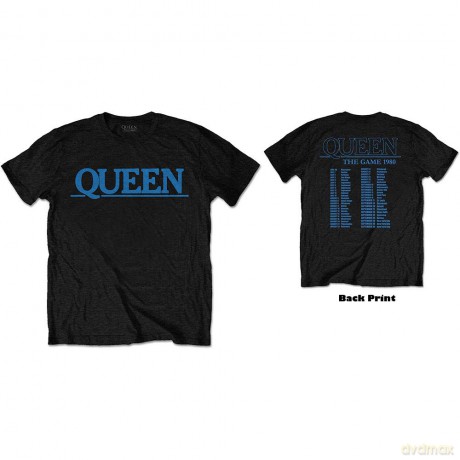 Queen: Unisex Tee: The Game Tour (Back Print) (Small)