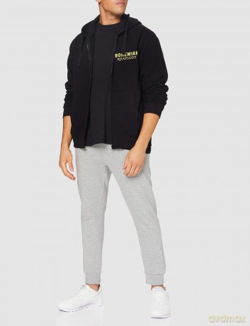 Queen: Unisex Zipped Hoodie: Bohemian Rhapsody Movie Poster (Black) (Back Print) (X-Large)