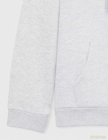 Queen: Unisex Zipped Hoodie: Classic Crest (Ash Grey) (Back Print) (XX-Large)