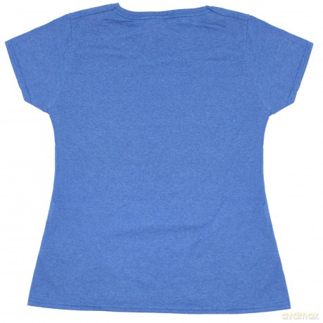 Queens Of The Stone Age: Ladies T-Shirt: Warp Planet (Blue) (Ex-Tour) (X-Large)
