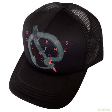 Queens Of The Stone Age: Unisex Mesh Back Cap: Q Emblem (Black)
