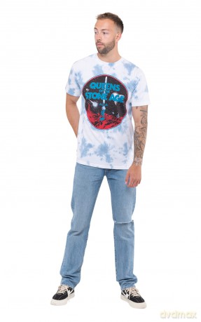 Queens Of The Stone Age: Unisex T-Shirt: Branca Sword (White) (Wash Collection) (XX-Large)