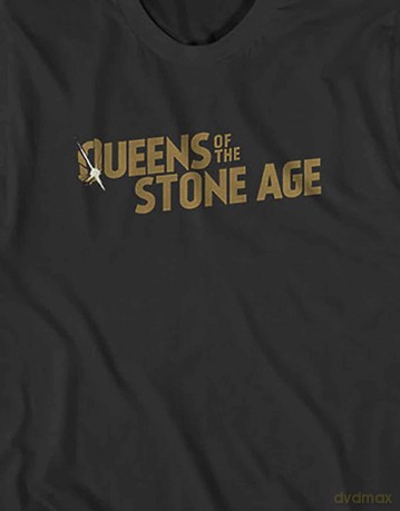 Queens Of The Stone Age: Unisex T-Shirt: Bullet Shot Logo (Black) (Small)