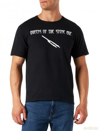 Queens Of The Stone Age: Unisex T-Shirt: Deaf Songs (Black) (X-Large)