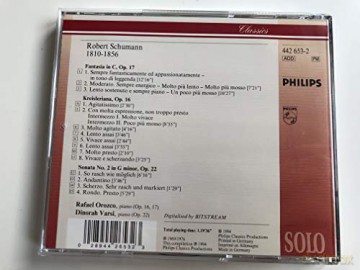 Varsi Orozco: Schuman-Fantasy In C,Sonata N.2 [CD]