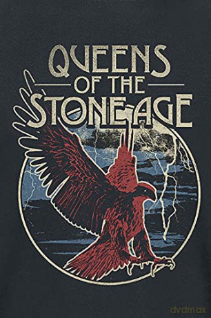 Queens Of The Stone Age: Unisex T-Shirt: Eagle (Black) (XX-Large)