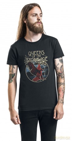 Queens Of The Stone Age: Unisex T-Shirt: Eagle (Black) (XX-Large)