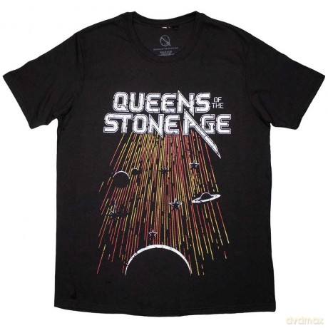 Queens Of The Stone Age: Unisex T-Shirt: Meteor Shower (Black) (Large)