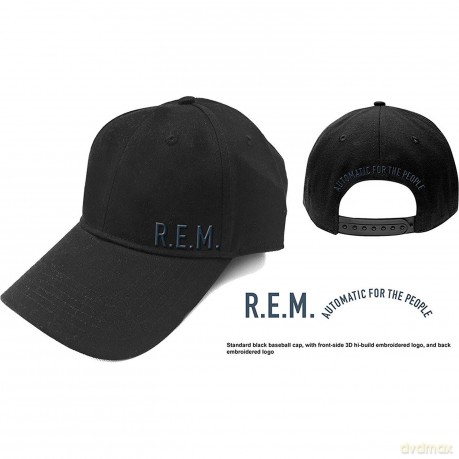R.E.M.: Unisex Baseball Cap: Automatic For The People (Black)